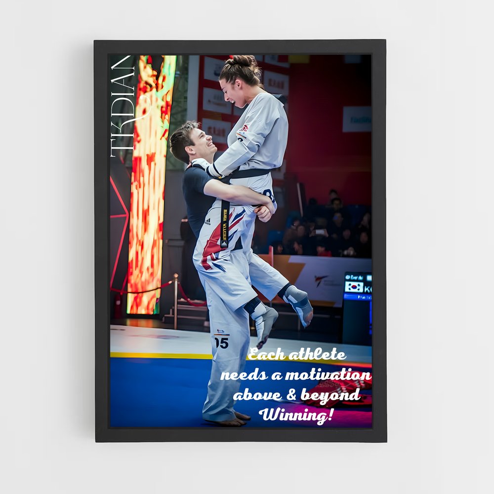 Poster Kick of Glory – affiche Taekwondo (vue 2)